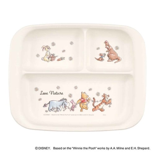 ランチプレート ベビー PP製 プーさんピクニック