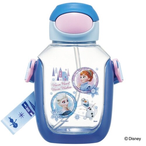 ワンプッシュ ストロー 水筒 アナと雪の女王23