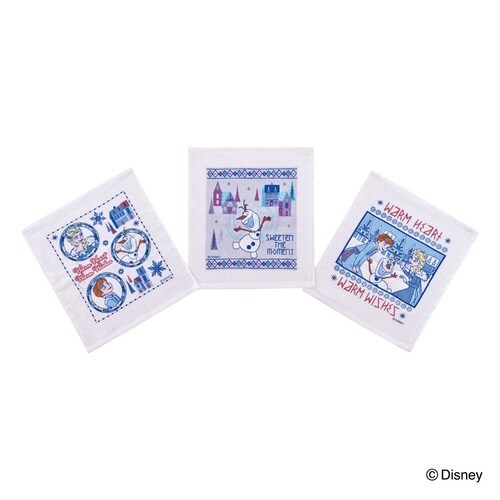 おしぼりタオル 3枚入り アナと雪の女王23