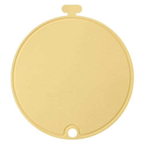 丸型まな板 30cm シリコン製 イエロー