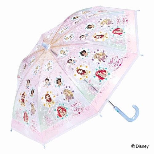 傘 子ども用ビニール傘 45cm プリンセス2