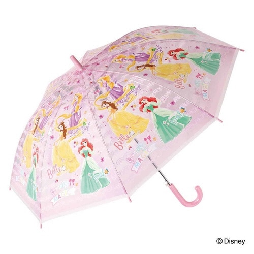 傘 ビニール傘 55cm プリンセス23