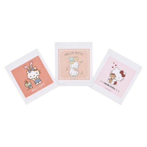 おしぼり おしぼりタオル 3枚入り ハローキティ