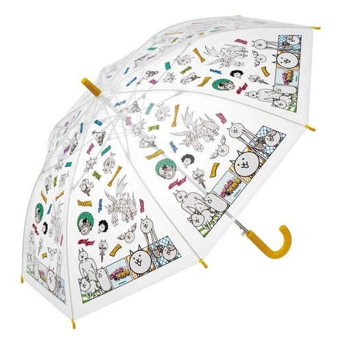 傘 ビニール傘 55cm にゃんこ大戦争23