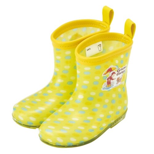 レインブーツ キッズ 14cm おさるのジョージ