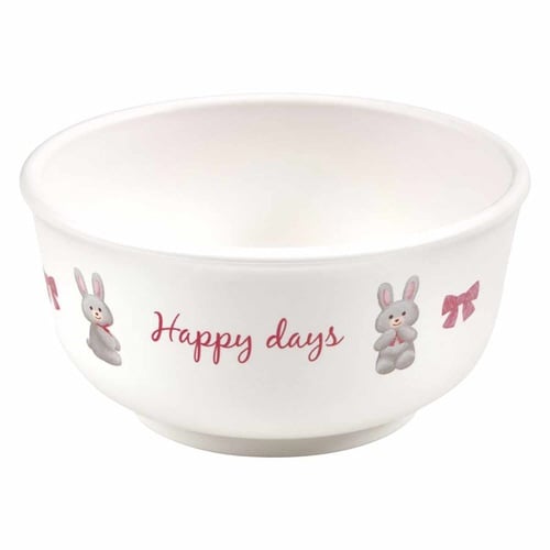 茶碗 ベビー用PP製茶碗 ぬいぐるみうさぎ