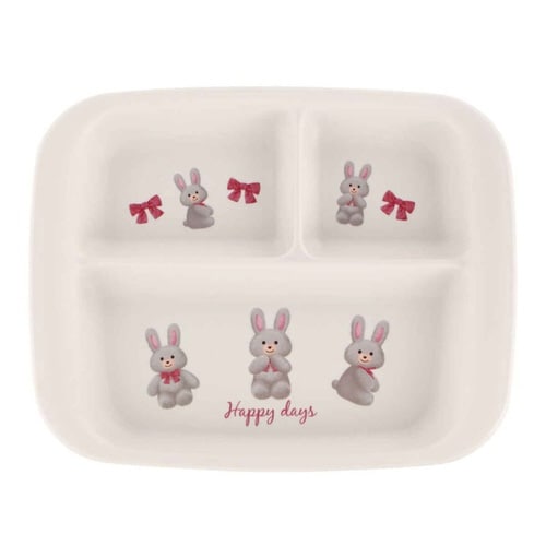 ベビー食器 ぬいぐるみうさぎ