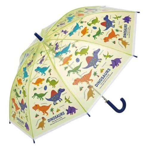 傘 ビニール傘 55cm ディノサウルスピク