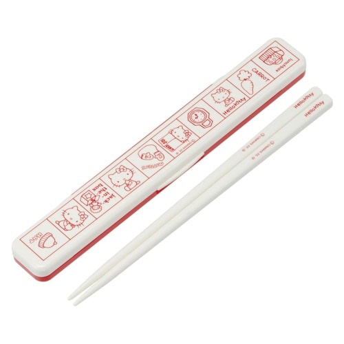 箸箱セット 抗菌 箸 18cm KTレトロ