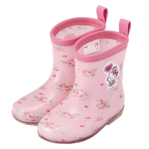 レインブーツ キッズ KTラブリーフラワー