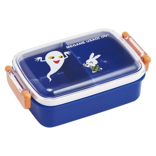 弁当箱 抗菌ふわっとタイトランチ めがねうさぎ