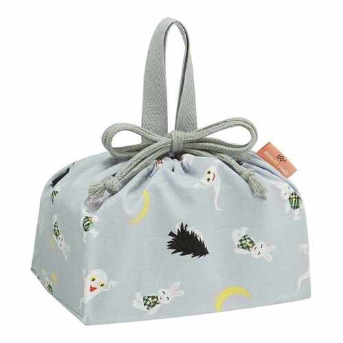 巾着 ランチ巾着 キャラクター めがねうさぎ