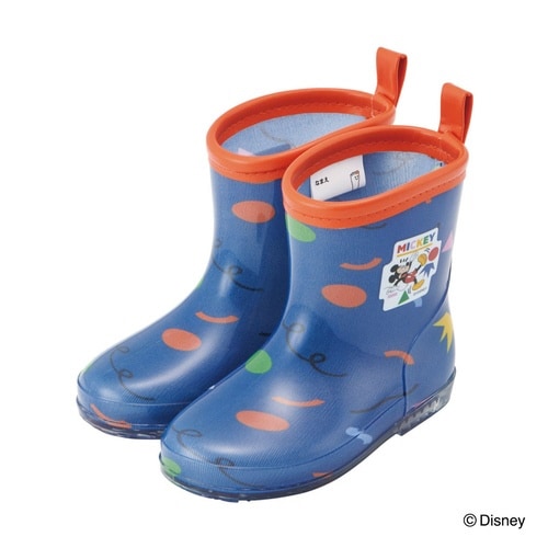 レインブーツ キッズ 15cm ミッキーマウス