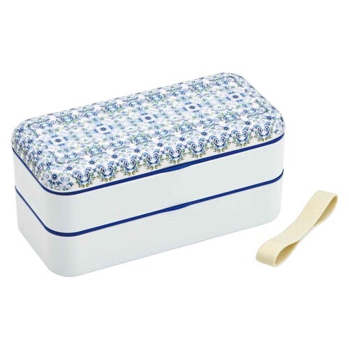 お弁当箱 シンプルランチボックス 2段 濃青