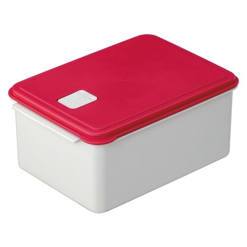 スチーム調理器 電子レンジ対応 保存容器 レッド