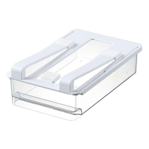 冷蔵庫収納 冷蔵庫棚下引き出しトレー スリム