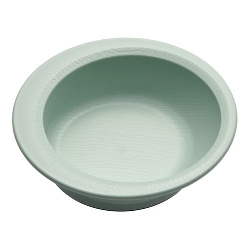 ボウル 15cm すくいやすい 木製風 グリーン