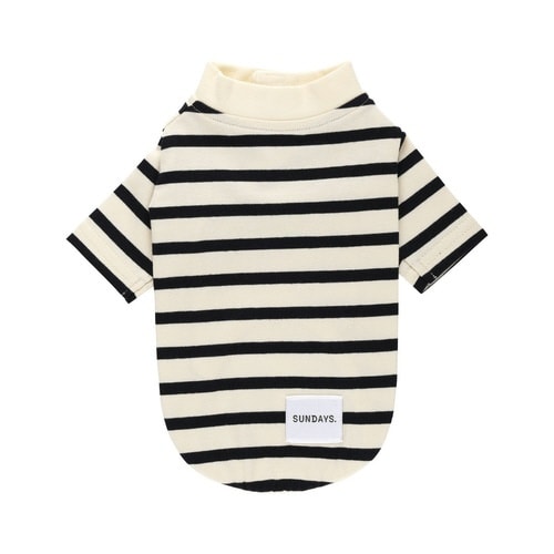 犬服 ドッグウェア 長袖 シャツ S ボーダー