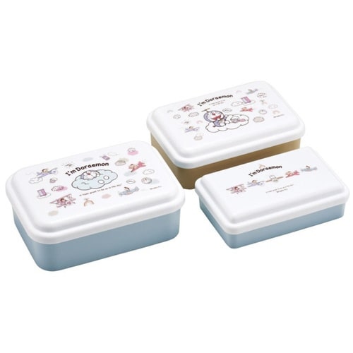 弁当箱 3個セット 抗菌入子式シール容器