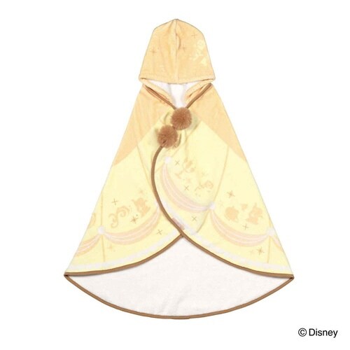 タオル 吸水速乾フード付き バスポンチョ ベル