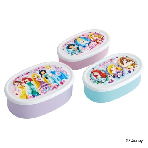 弁当箱 3個セット 抗菌シール容器 プリンセス24