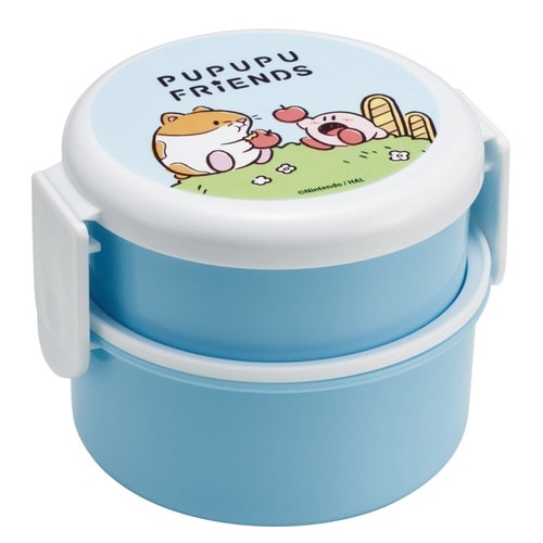 お弁当箱 抗菌丸型ランチボックス 2段 500ml