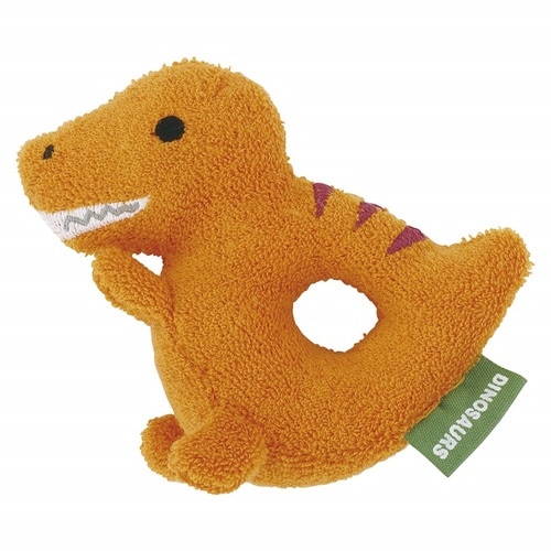 ぬいぐるみ ガラガラ ティラノサウルス