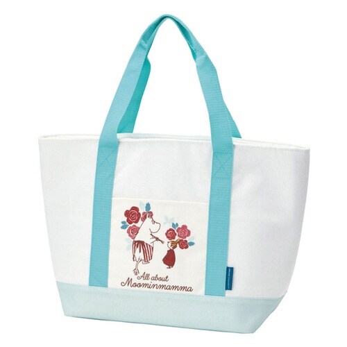 エコバッグ 麻風トート保冷ショッピング ムーミン