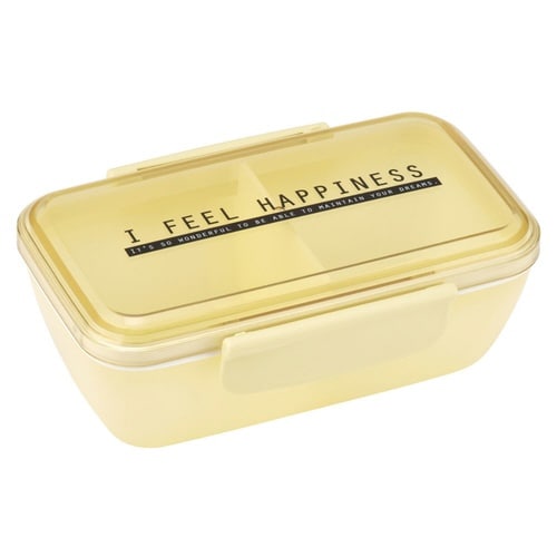 弁当箱 1段 530ml シースルーレモン