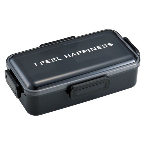 弁当箱 1段 830ml シースルーブラック