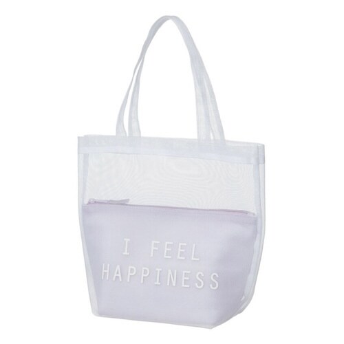 トートバッグ シースルーラベンダー