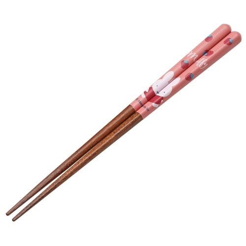 箸 塗り箸 21cm miffy レッド