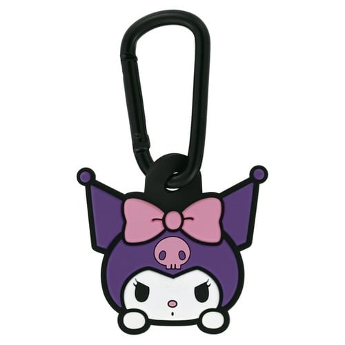 キーホルダー ラバーマスコット付き カラビナ