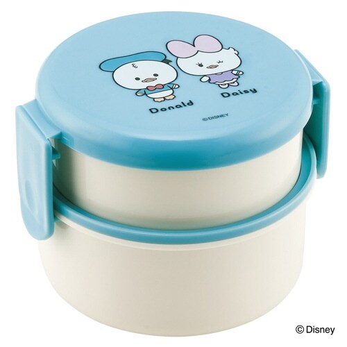 お弁当箱 2段 500ml 抗菌丸型ランチボックス