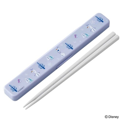 箸箱セット 抗菌音の鳴らない箸箱セット オラフ