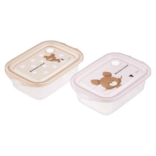 シール容器 2個入り 抗菌シールボックス