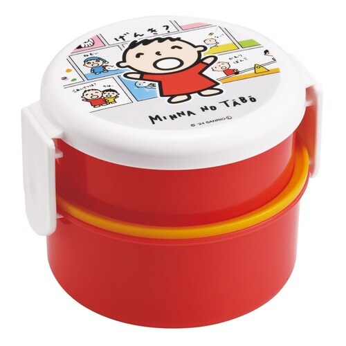 弁当箱 2段 500ml 抗菌丸型ランチボックス