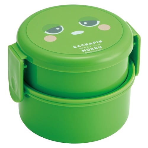 お弁当箱 2段 500ml 抗菌丸型ランチボックス