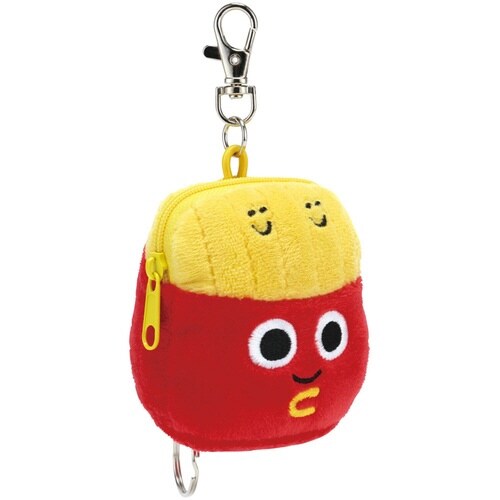 キーホルダー リール付き ぬいぐるみキーホルダー