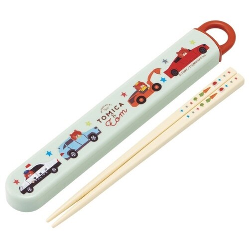 箸箱セット 抗菌食洗機対応箸箱セット トミカとトム