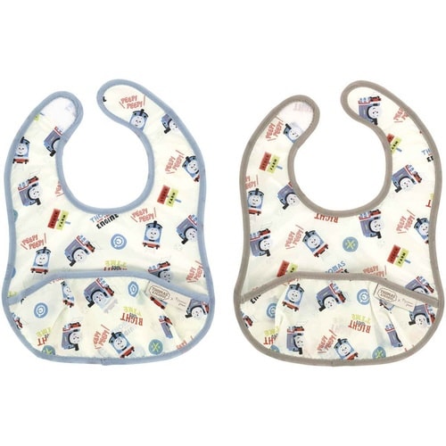 お食事エプロン 薄手 ベビーエプロン 2枚入り