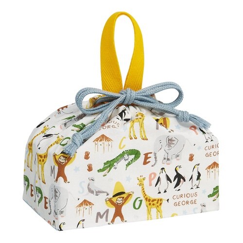 弁当袋 ランチ巾着 おさるのジョージZOO