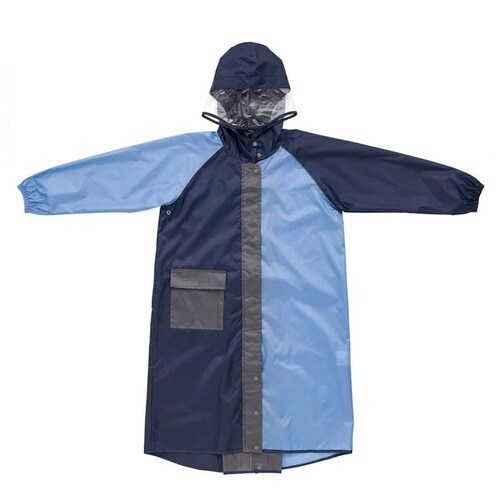 レインコート 2WAY コートタイプ ネイビー