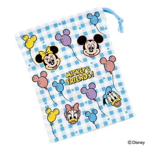 弁当袋 コップ袋 ミッキー&フレンズ風船