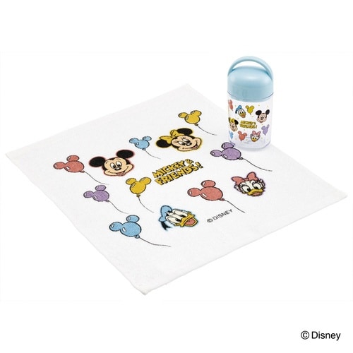 抗菌ケース付おしぼり ミッキー&フレンズ風船
