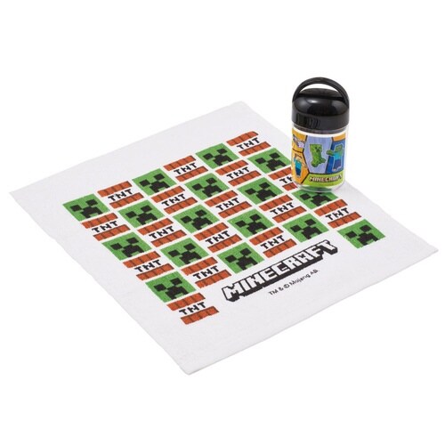 おしぼり 抗菌ケース付おしぼり マインクラフト25