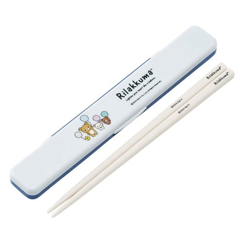 箸箱セット 抗菌音の鳴らない箸箱セット リラックマ