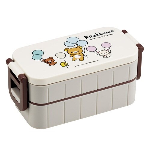 弁当箱 2段 600ml 抗菌タイトランチボックス