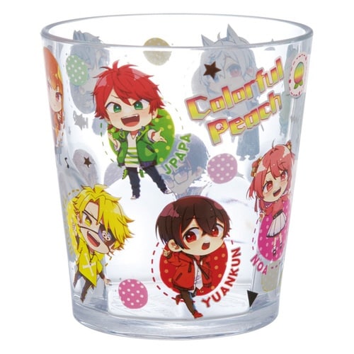 コップ 280ml カラフルピーチ プラスチック