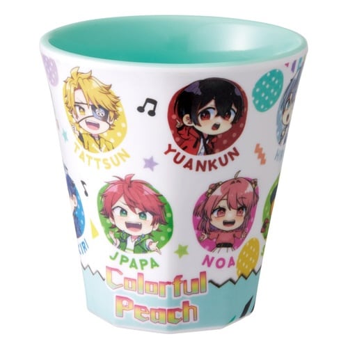 コップ 270ml カラフルピーチ プラスチック